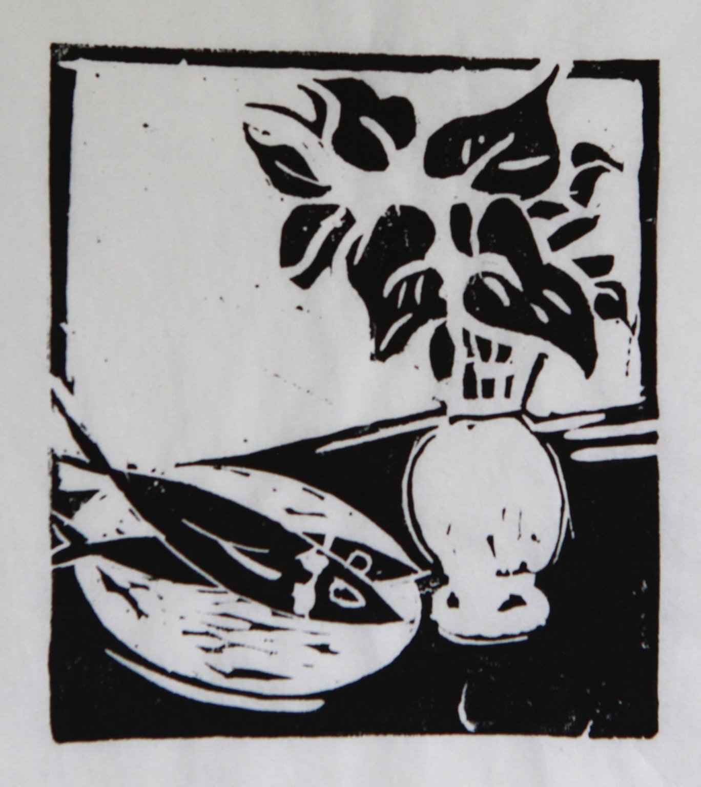 Holzschnitt 11 × 12 cm