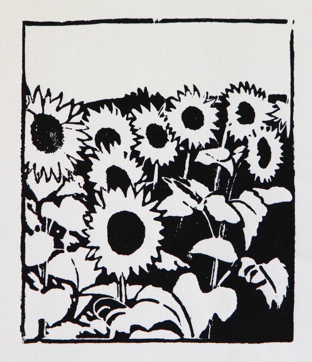 Holzschnitt 14 × 16 cm