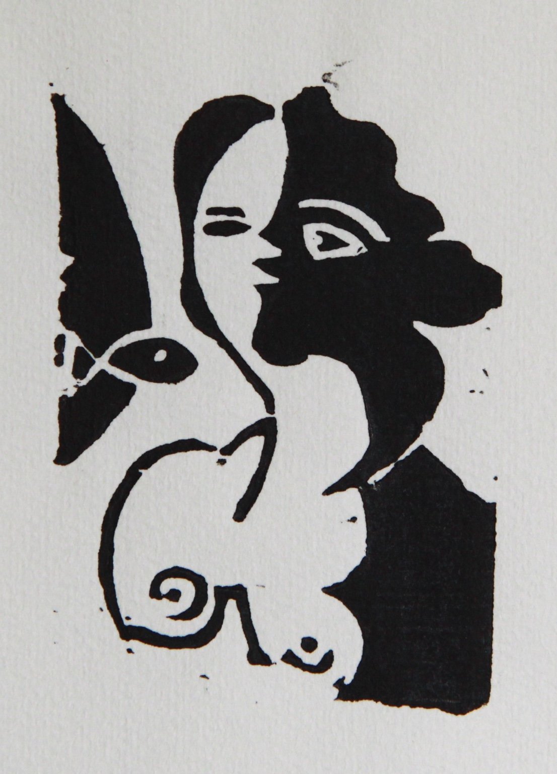 Holzschnitt 5 × 7 cm