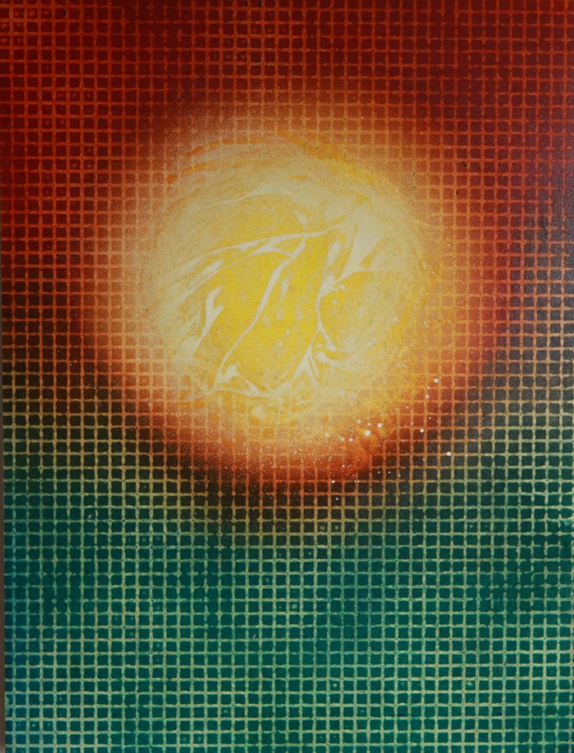 Sonne Öl 25 × 33,7 cm