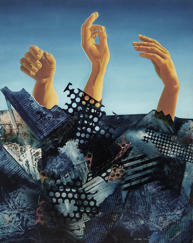 1977–78 Öl Golgotha 61,5 × 76,5 cm