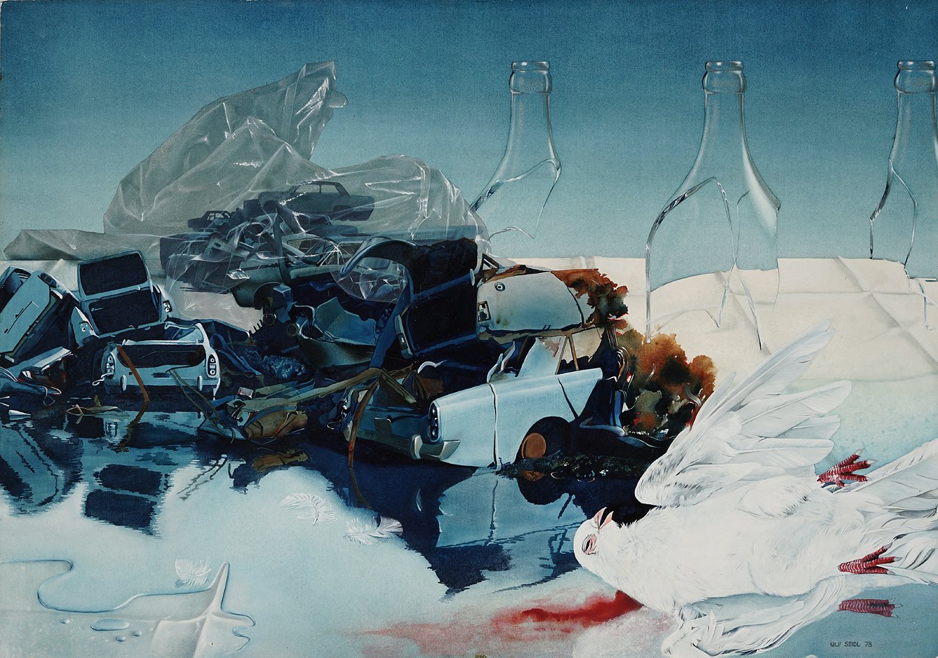 1978 Öl Waste 72,5 × 50,5 cm