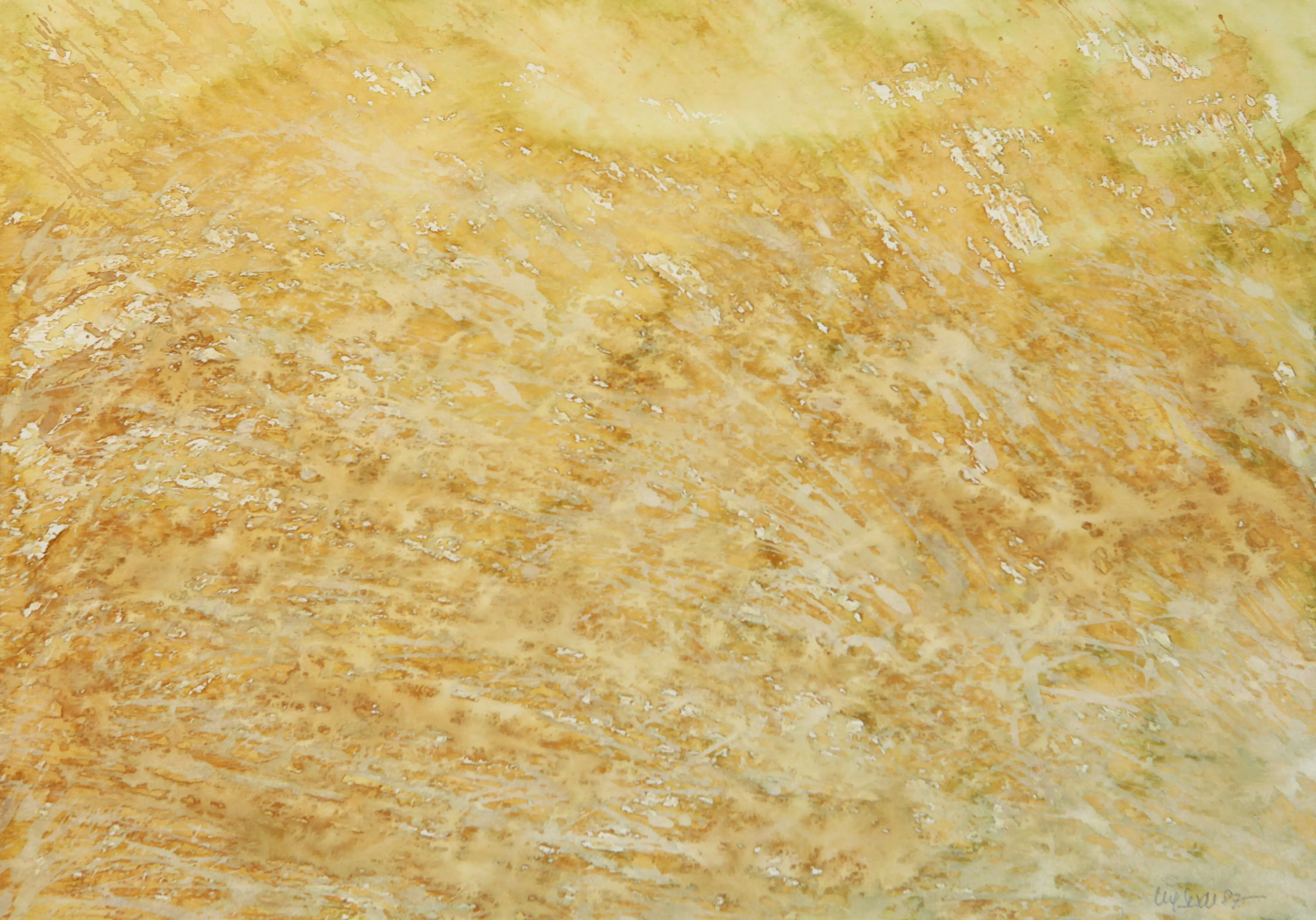 1987 Aquarell Gräser im Spätherbst 38,7 × 27 cm