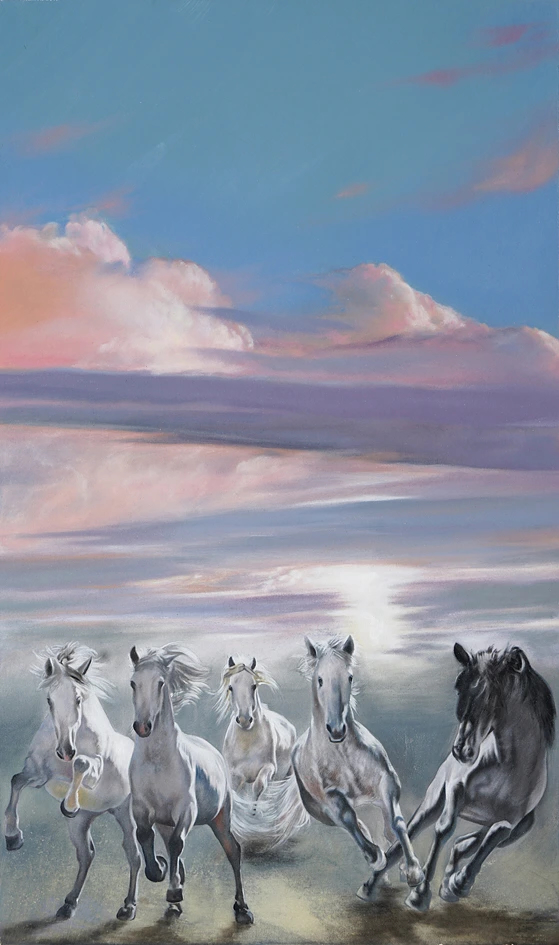 2020 Herbst in Mazar-i-Sharif Panel 3 29 × 50 cm