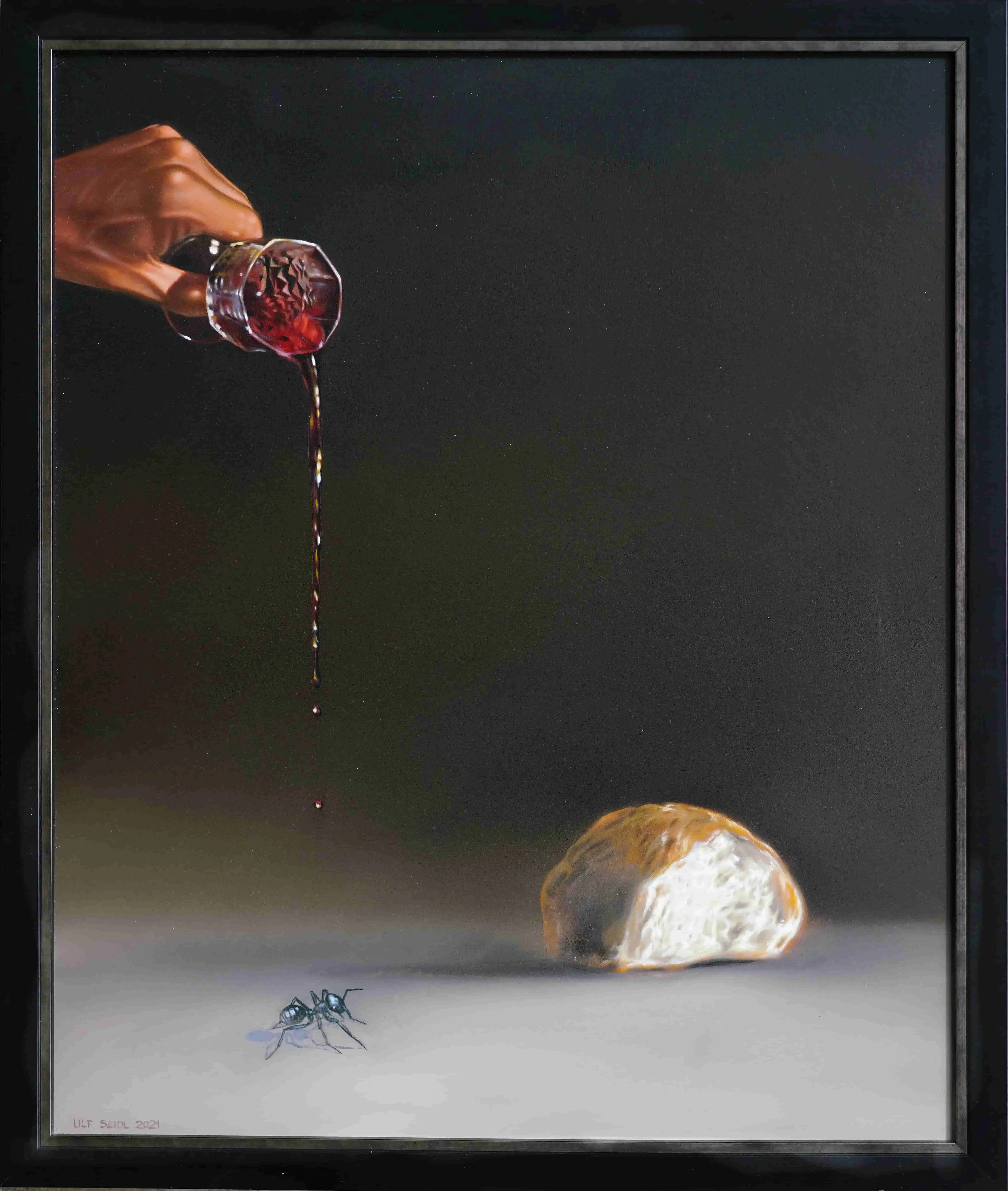 2021 Stilleben mit Ameise 42,5 × 50,5 cm